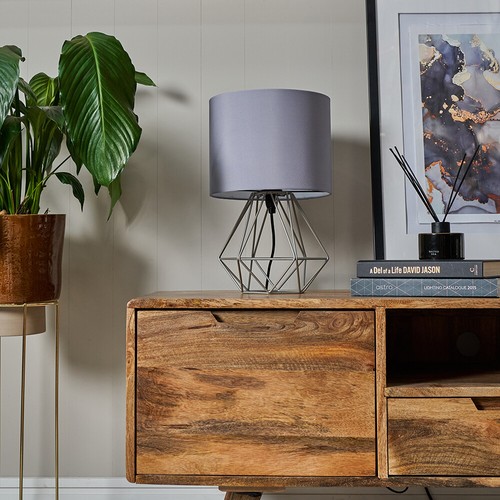 Bedside table lamp - bedside, industrial