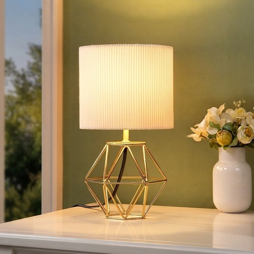 Brushed antique gold bedside - antique,