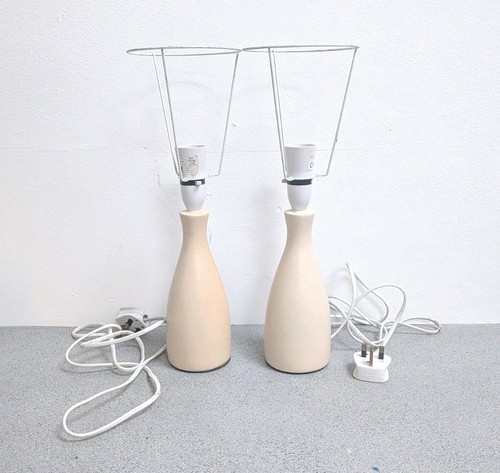 Pair bottle table - lamps, –