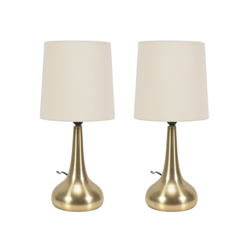 Brushed gold teardrop touch - gold,