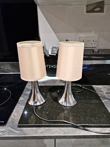 Bedside lamps matching - pair.,