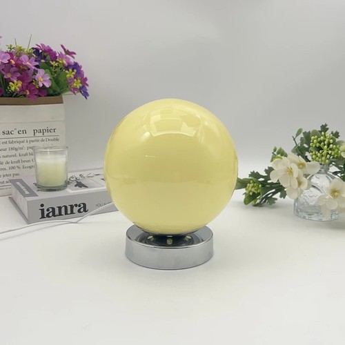 Vintage glass desk lamp - lamp, usb