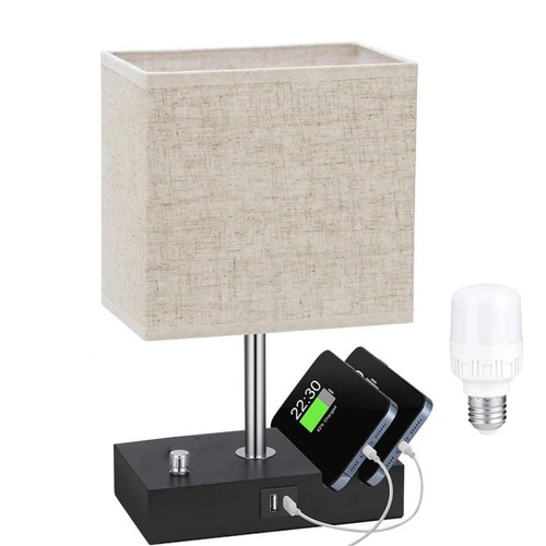 Bedside table lamp dimmable - table,