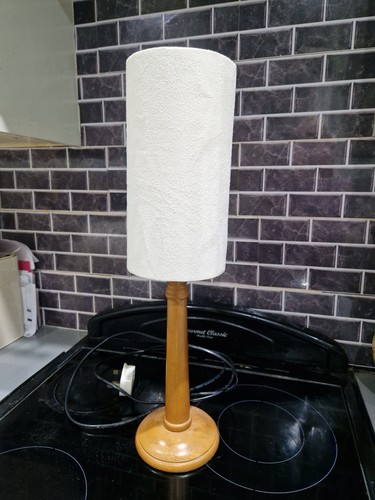 Bedside lamp pine stand with - pine,
